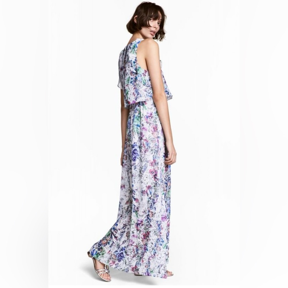 Maxi sleeveless H&M floral dress size 6